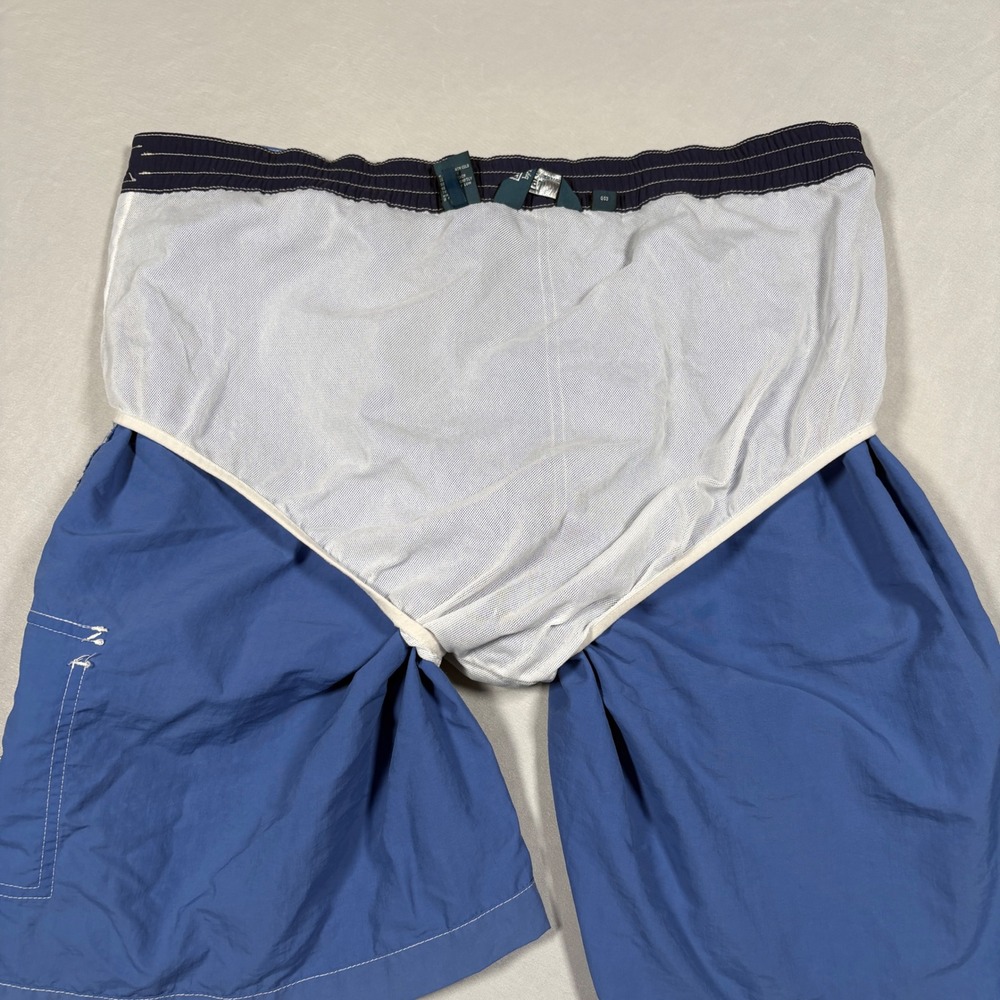 Polo Ralph Lauren Swim Trunks Mens XL Cargo Blue Drawstring Pony Logo - Picture 11 of 12